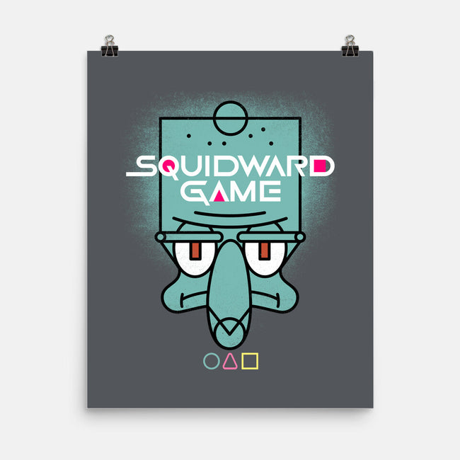 Squidward Game-none matte poster-rocketman_art