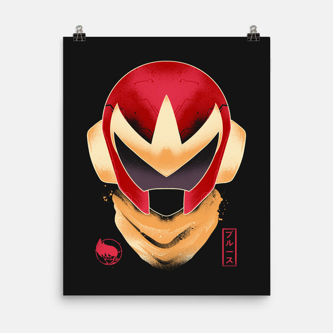 Protoman-none matte poster-RamenBoy