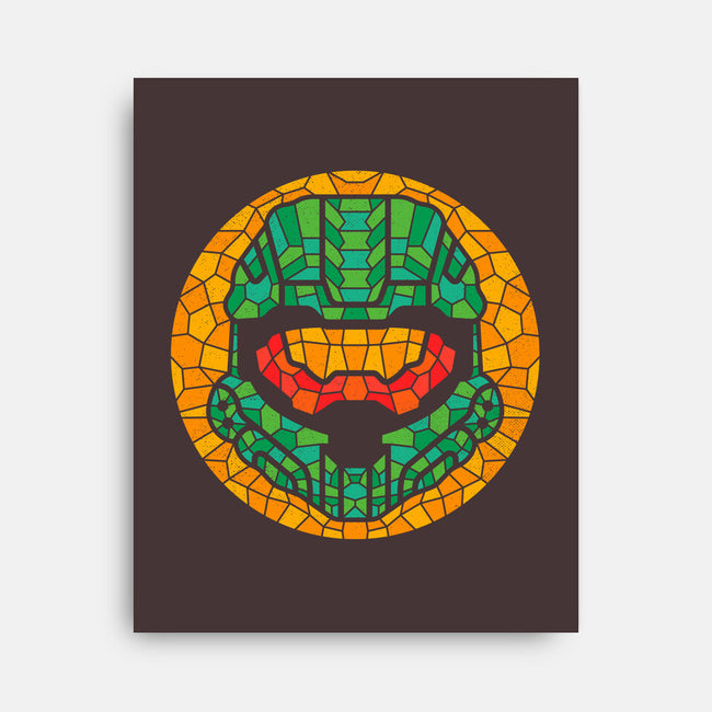 117 Helmet Mosaic-none stretched canvas-Logozaste