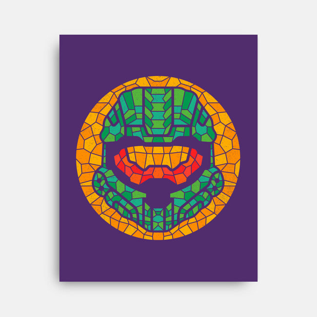 117 Helmet Mosaic-none stretched canvas-Logozaste