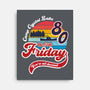 Friday 1980-none stretched canvas-DrMonekers