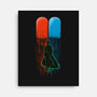 Red Pill Blue Pill-none stretched canvas-Wookie Mike