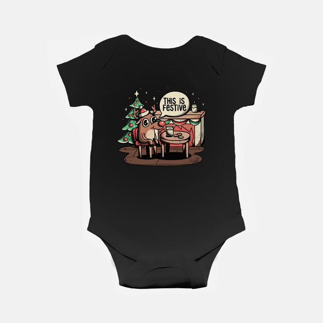 This Is Festive-baby basic onesie-eduely