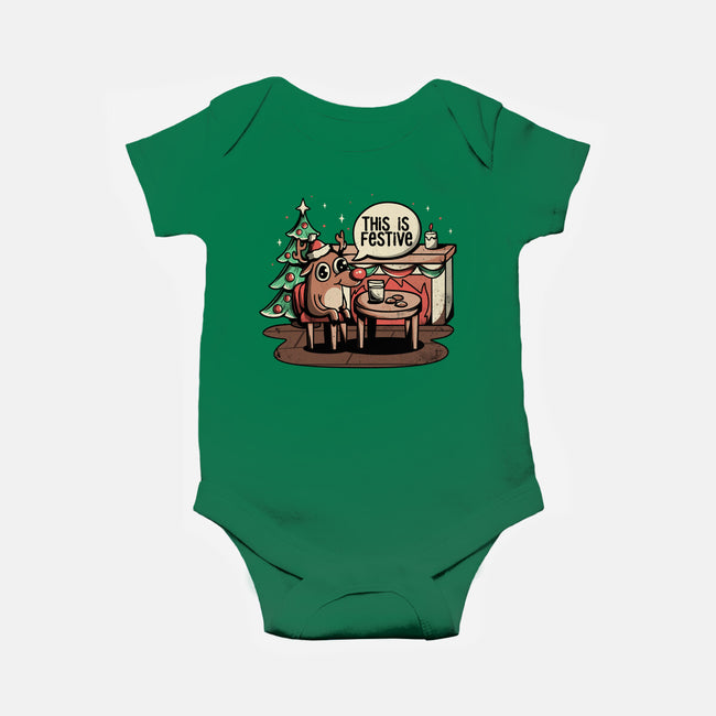 This Is Festive-baby basic onesie-eduely