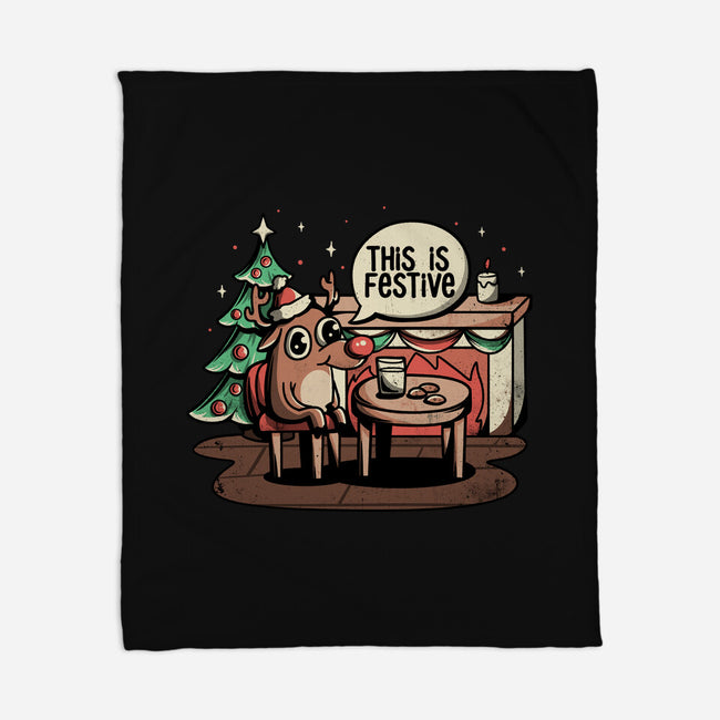 This Is Festive-none fleece blanket-eduely