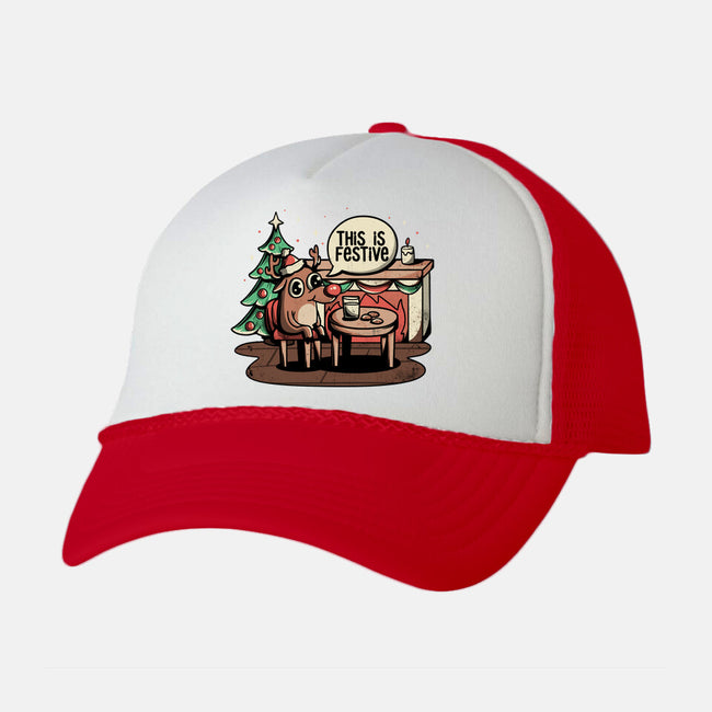 This Is Festive-unisex trucker hat-eduely