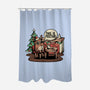 This Is Festive-none polyester shower curtain-eduely