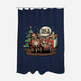 This Is Festive-none polyester shower curtain-eduely