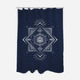 The Eye D20-none polyester shower curtain-ShirtGoblin