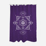 The Eye D20-none polyester shower curtain-ShirtGoblin