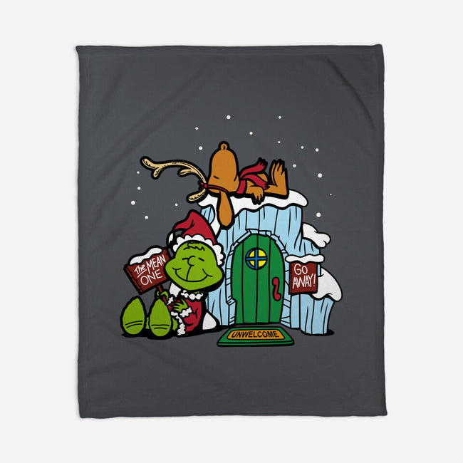Grinch Nuts-none fleece blanket-Boggs Nicolas