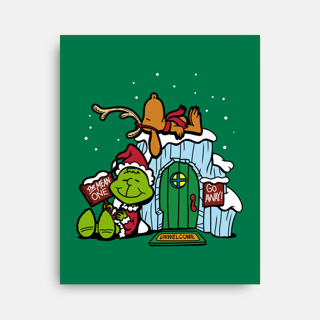 Grinch Nuts-none stretched canvas-Boggs Nicolas