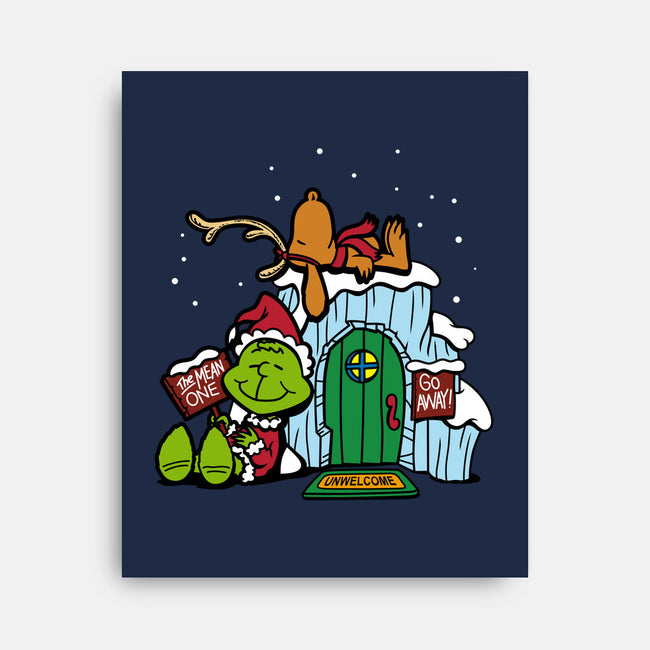 Grinch Nuts-none stretched canvas-Boggs Nicolas