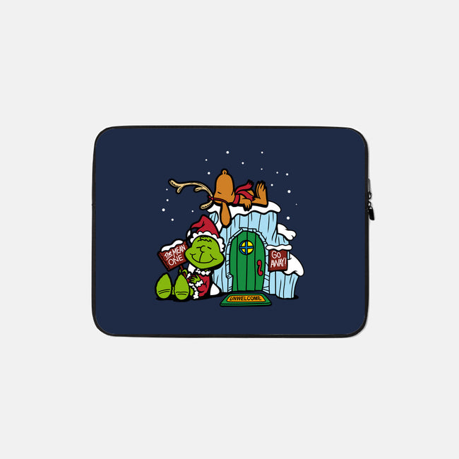 Grinch Nuts-none zippered laptop sleeve-Boggs Nicolas
