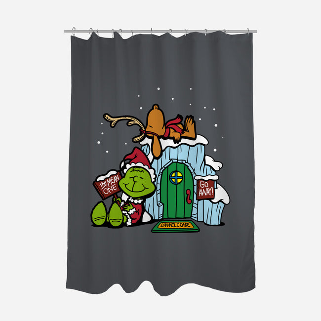 Grinch Nuts-none polyester shower curtain-Boggs Nicolas