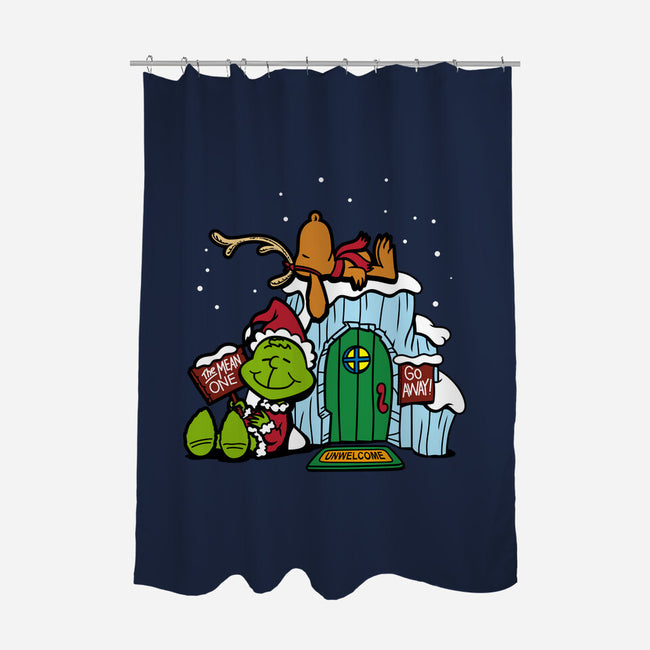 Grinch Nuts-none polyester shower curtain-Boggs Nicolas