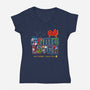 Video Game Lover-womens v-neck tee-goodidearyan