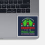 Plaza Invite-none glossy sticker-rocketman_art