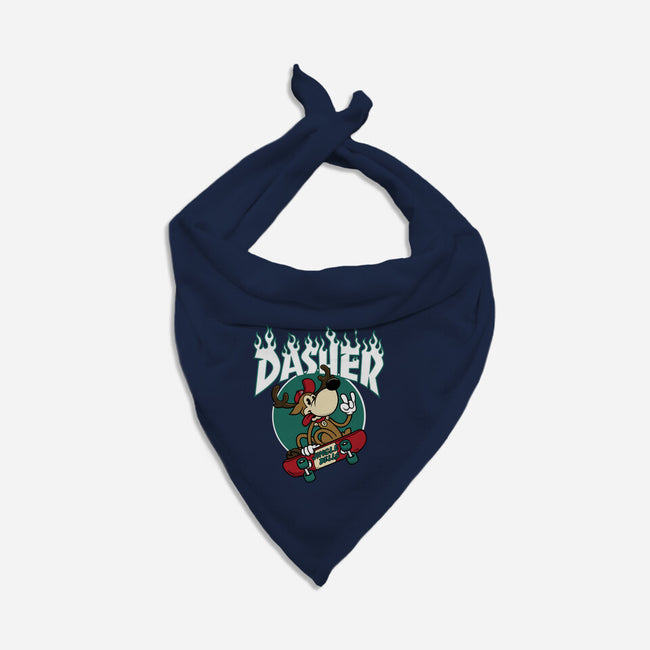 Dasher Thrasher-cat bandana pet collar-Nemons