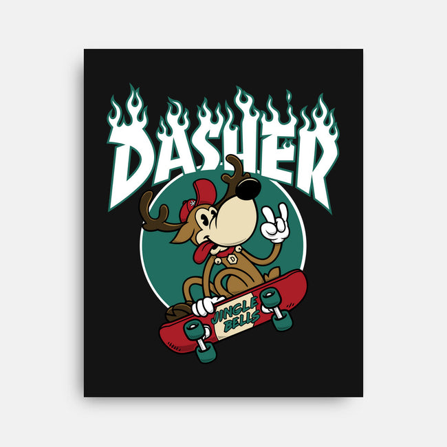 Dasher Thrasher-none stretched canvas-Nemons