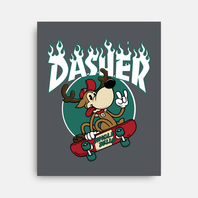 Dasher Thrasher-none stretched canvas-Nemons