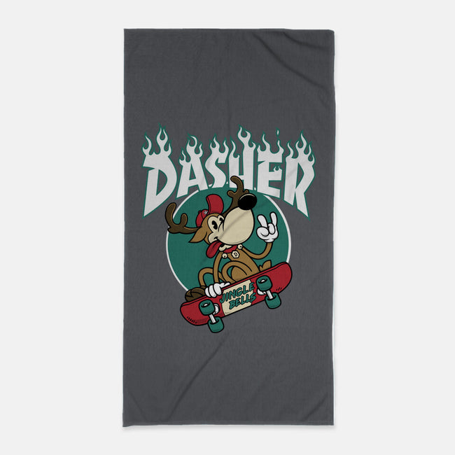 Dasher Thrasher-none beach towel-Nemons