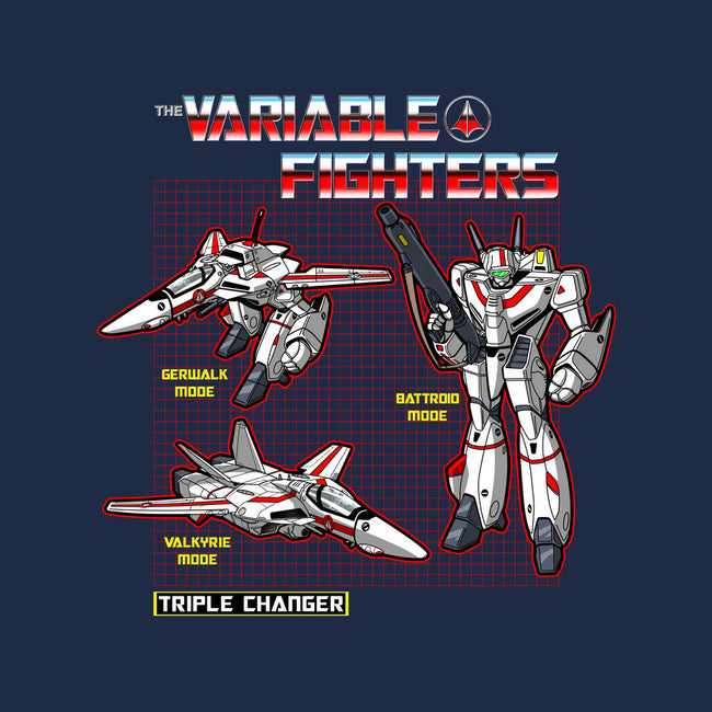 The Variable Fighters-mens basic tee-Boggs Nicolas