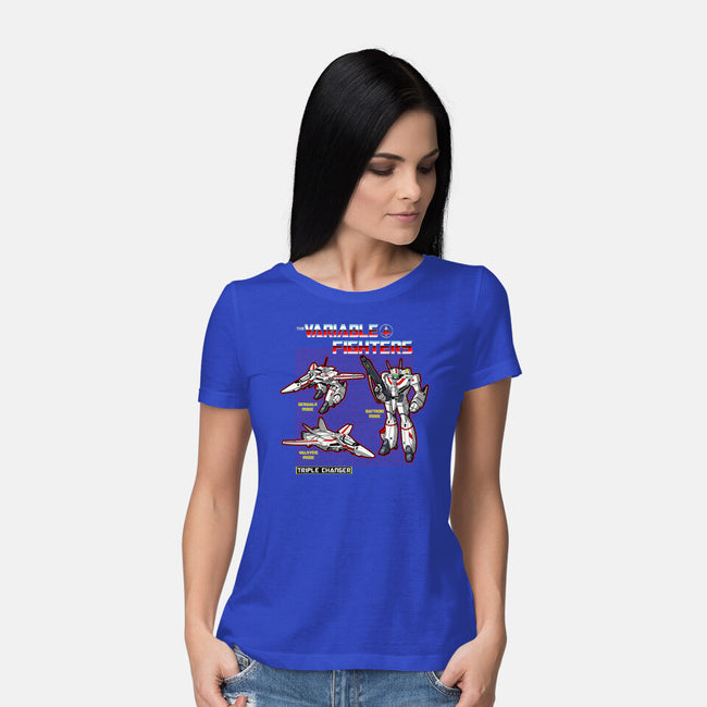 The Variable Fighters-womens basic tee-Boggs Nicolas