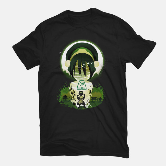 Earthbender Landscape-unisex basic tee-dandingeroz