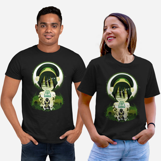Earthbender Landscape-unisex basic tee-dandingeroz