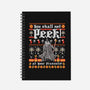You Shall Not Peek-none dot grid notebook-rocketman_art