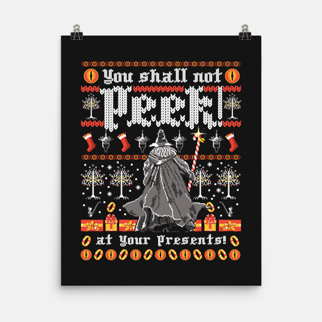 You Shall Not Peek-none matte poster-rocketman_art