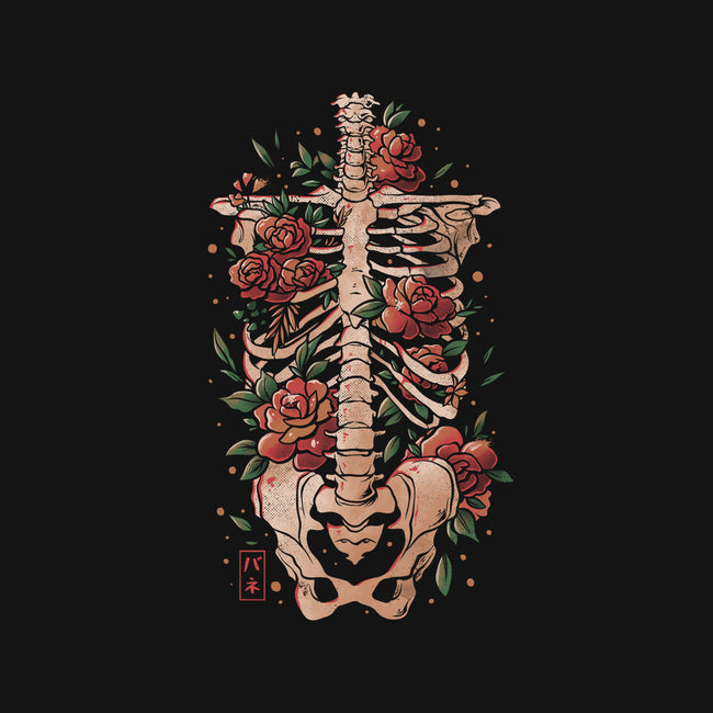 Bones And Flowers-unisex kitchen apron-eduely
