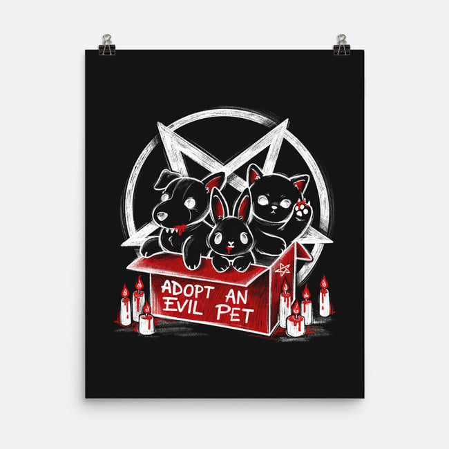 Adopt An Evil Pet-none matte poster-NemiMakeit