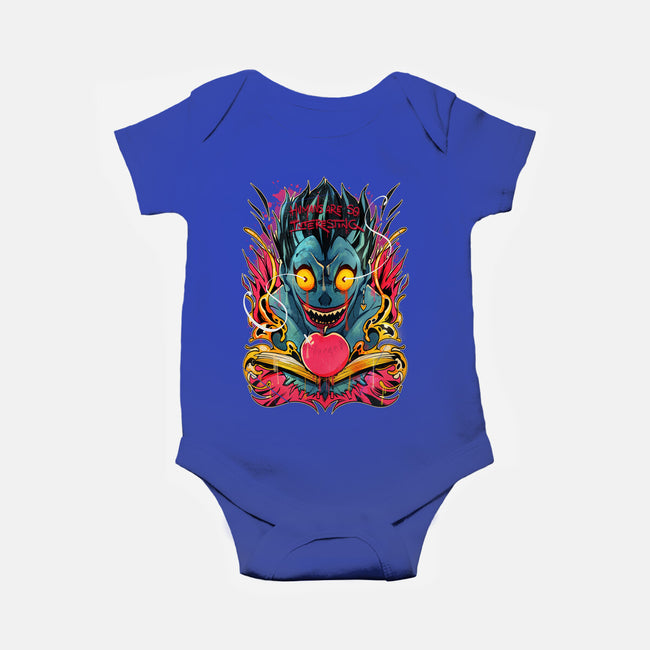 Humans Are So Interesting-baby basic onesie-Kabuto Studio