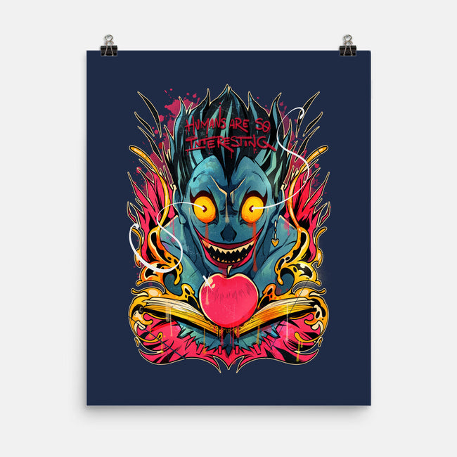Humans Are So Interesting-none matte poster-Kabuto Studio