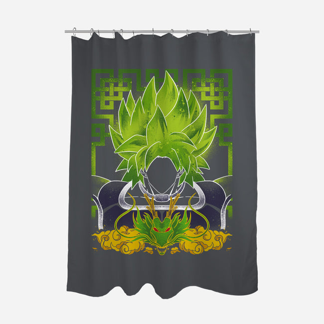 True Legendary-none polyester shower curtain-RamenBoy