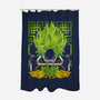 True Legendary-none polyester shower curtain-RamenBoy