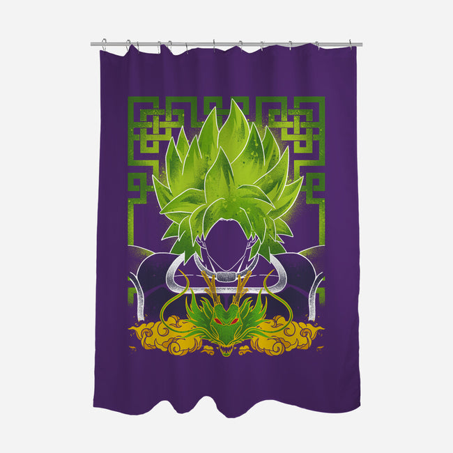 True Legendary-none polyester shower curtain-RamenBoy