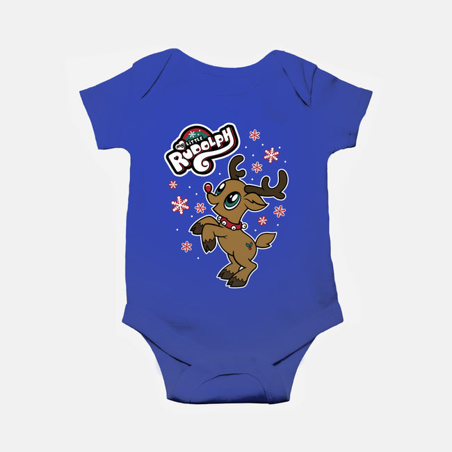 My Little Rudolph-baby basic onesie-Nemons