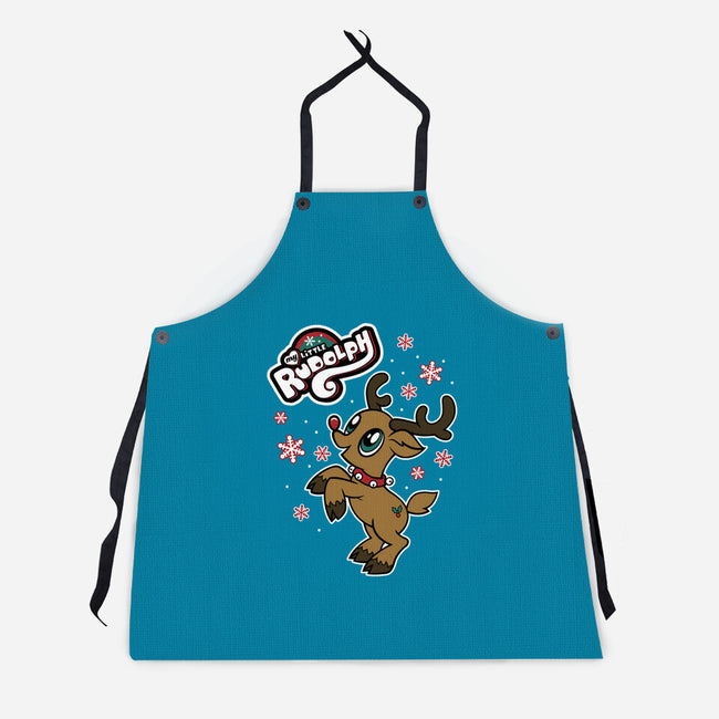 My Little Rudolph-unisex kitchen apron-Nemons