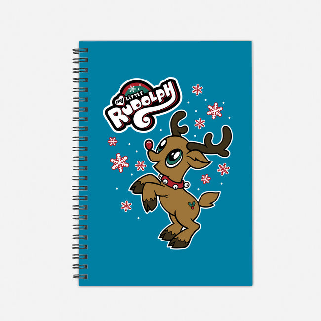 My Little Rudolph-none dot grid notebook-Nemons