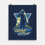 Retro Vulcan Officer-none matte poster-Olipop