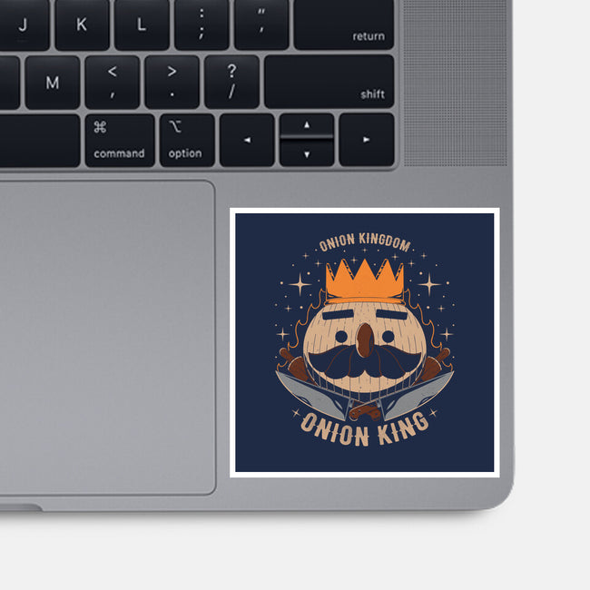 Onion King-none glossy sticker-Alundrart