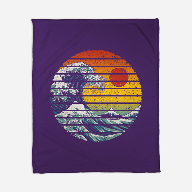 Freak Wave-none fleece blanket-NMdesign