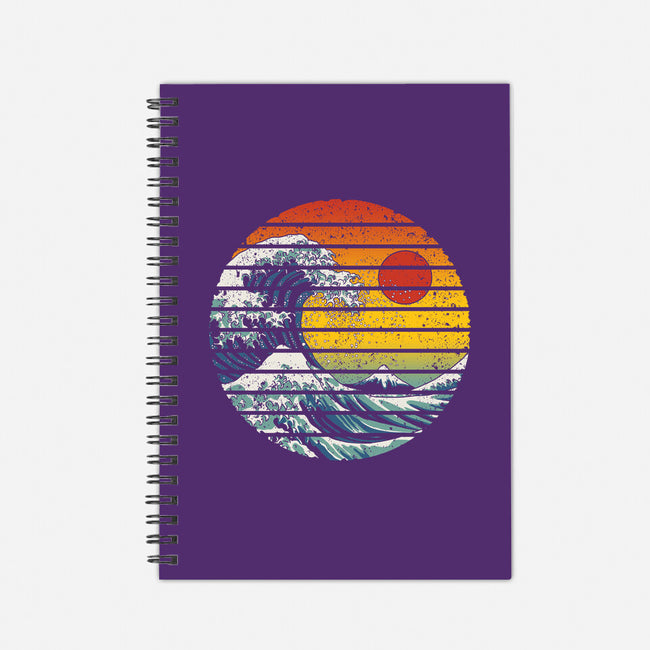Freak Wave-none dot grid notebook-NMdesign