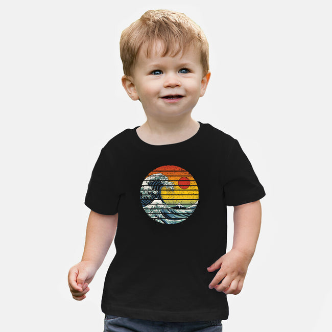 Freak Wave-baby basic tee-NMdesign