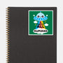 I Hate All Humans-none glossy sticker-NemiMakeit