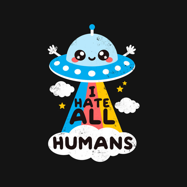 I Hate All Humans-baby basic onesie-NemiMakeit