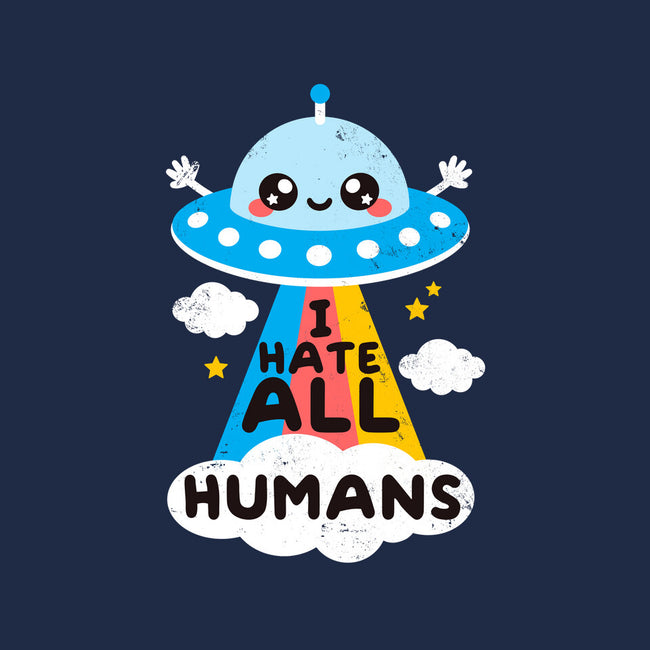 I Hate All Humans-none stretched canvas-NemiMakeit